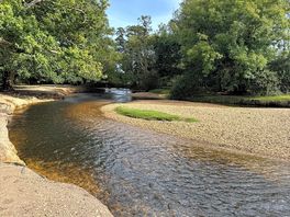 River near the site.