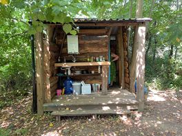 Kitchen and shower