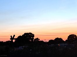 Treated to a lovely sunset each evening