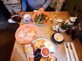 Breakfast at the dartmoor halfway inn