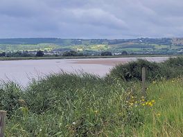 View of river severn from site.
