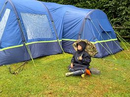 Camping in the rain