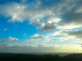 Beautiful scenery even during a storm!