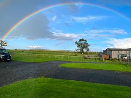 Rainbow over the site