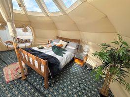 Inside bed area