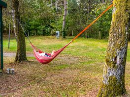 Hammock for chilling at the pitches