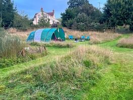 Our camping pitch.