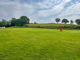 Lots of space around the pitching area