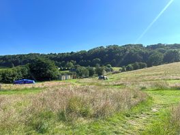 View over the field.