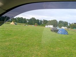 View of camping field