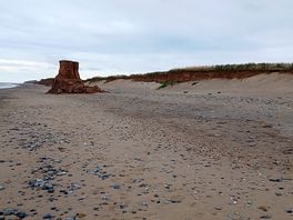 Beach very quiet.