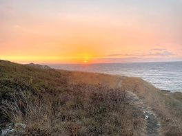 Sunrise from camp