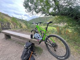 View along the monsall trail withing a couple of miles