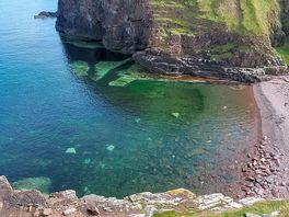 The beach/cove