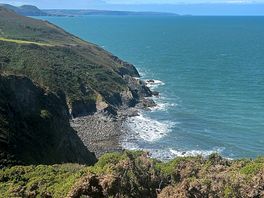View from coast path