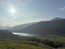 Overlooking llyn dinas