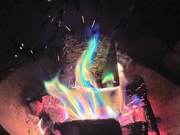 A nice camp fire
