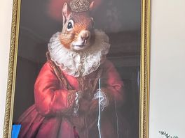 Squirrels everywhere at the mansion pub