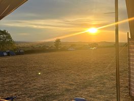 Sunset from our pitch