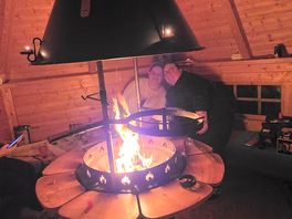 Bbq hut bookable on site