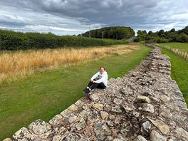 Quick visit to a part of hadrians wall 5 mins drive away