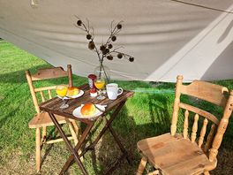Lovely outdoor dining area