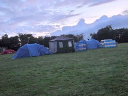 Our camp set up
