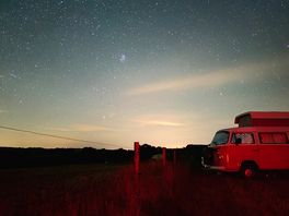 Clear night sky