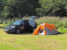 Can park next to your tent