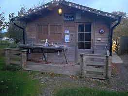 Toilet block entrance