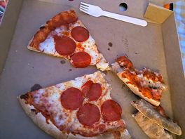 Pizza was delicious