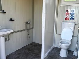 Toilettes et douche