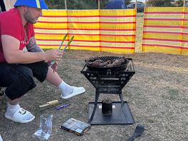 Cooking on the bbq