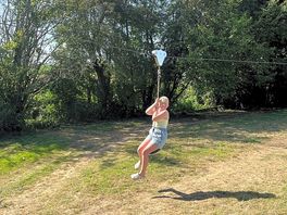 Park with zip line