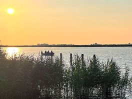 Zon gaat bijna onder