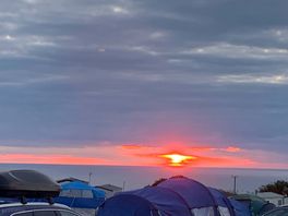 From the tent