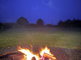 Clear skies so we could stargaze whilst having a fire