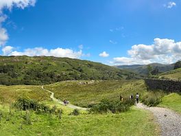 Start of one of the waterfall walks