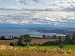 Firth of forth from the tent pitches.