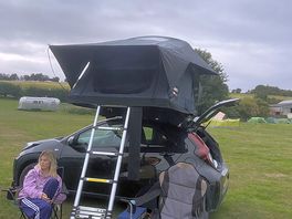 Plenty of space for a roof tent, 2x campervans and 2x tents with cars