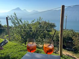 An aperol at the bar