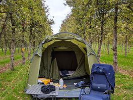 Plenty of room for a 4 person tent.