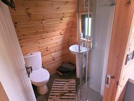Swans nest shower/toilet room