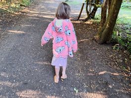 Lane down to campsite
