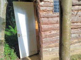 Eco toilet outside