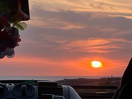 Magical sunset from the camper