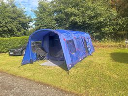 Amazing tent pitch