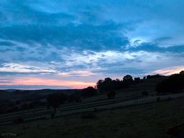 Sunset.