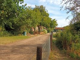 Driveway to site