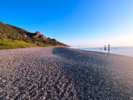 Strand vom campingplatz